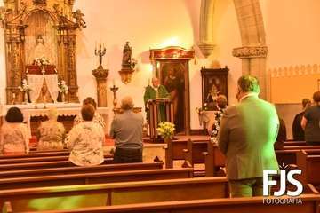 El párroco Eugenio Peñate Suárez se despide de sus feligreses de Tara y San Roque/Francisco Javier Santana y TA.